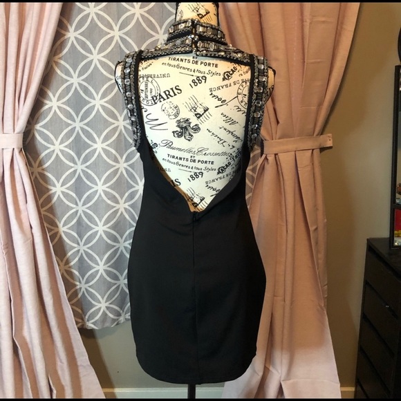 HIGH STRETCH Bodycon clubbing dress / V Sexy and extremely comfortable - Picture 6 of 9